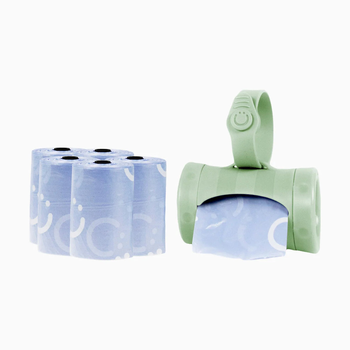 On-The-Go Bag Dispenser & 5 Bag Refills Bundle