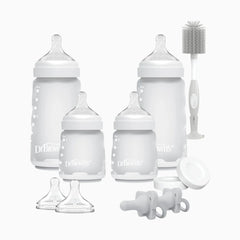 Options+ Wide-Neck Silicone Baby Bottle Set