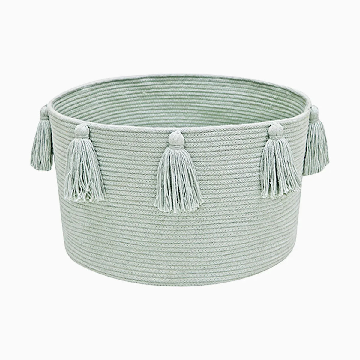 Cotton Tassel Basket