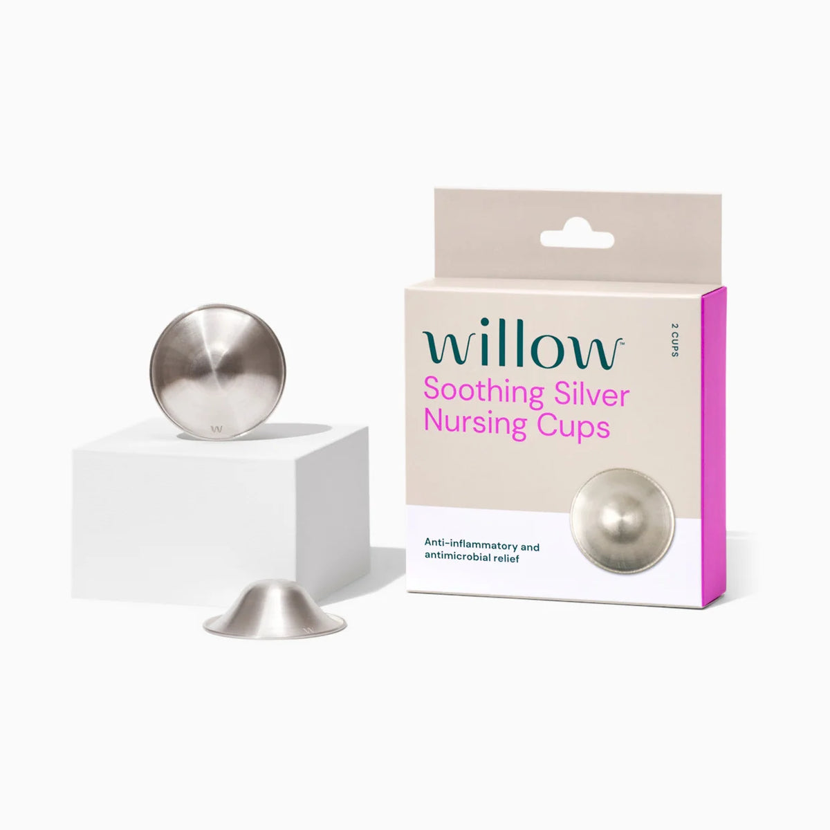 Soothing Silver Nursing Cups (2 Pack)