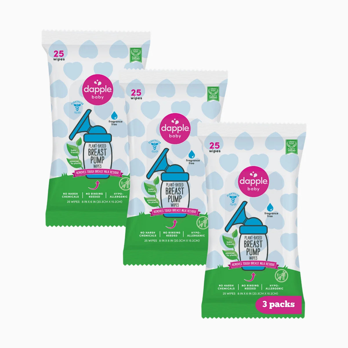 Breast Pump Cleaning Wipes (3 Pack)