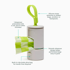On-the-Go Diaper Bag Dispenser with Refills Bundle