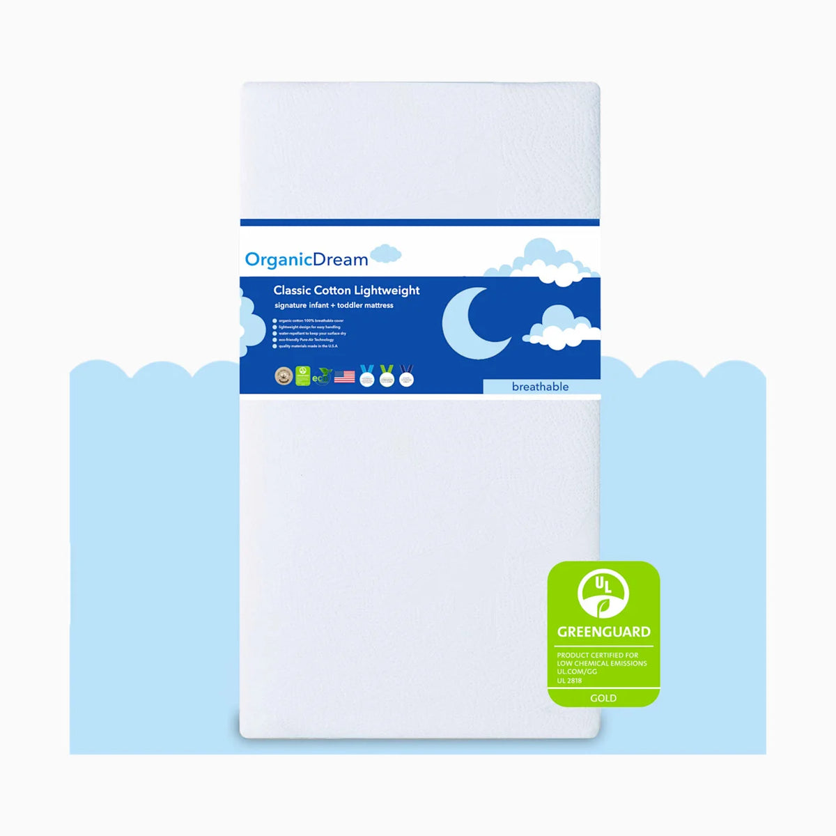 Classic Cotton Lightweight Crib Mattress