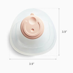 Silicone Breast Milk Collector Cups with Storage Plug (2 Pack)