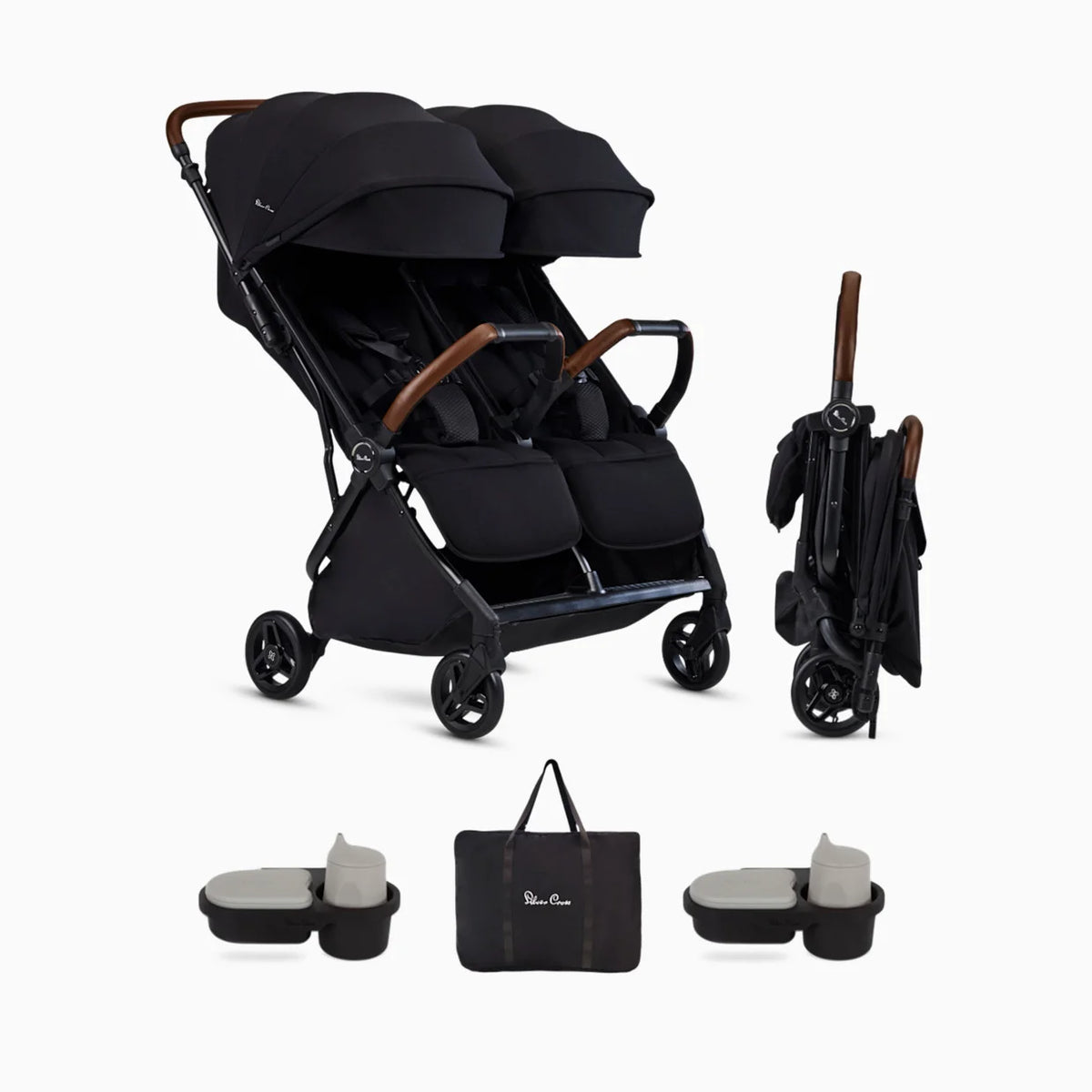 Jet Double Stroller and Accessory Bundle