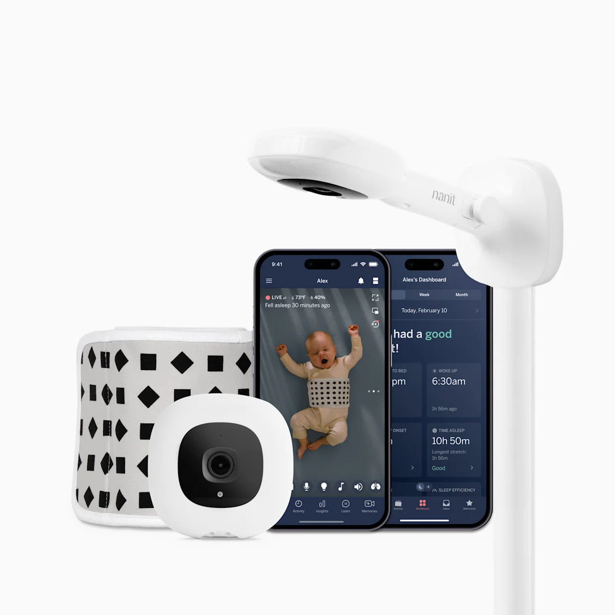 Pro Smart Baby Monitor and Wall Mount