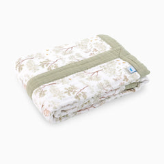 Cotton Muslin Baby Receiving Quilt