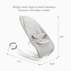 Electric Digital Touch Display & Soothing Sounds Bouncer and Rocker