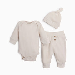 Organic Cotton Waffle 3-Piece Gift Set
