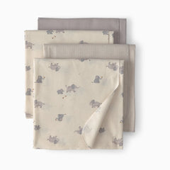 4-Pack Floral Receiving Blankets
