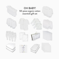 50-Piece Organic Cotton Oh Baby Gift Set