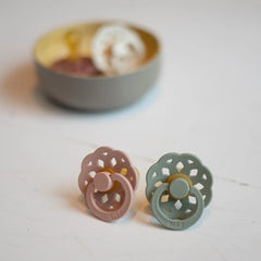 Boheme Natural Rubber Pacifier (2 Pack)