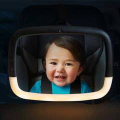 Night Light In-Sight Pivot Car Back Seat Mirror