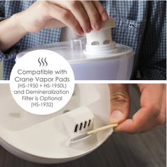 Droplet Ultrasonic Cool Mist Humidifier - 0.5 Gallon)
