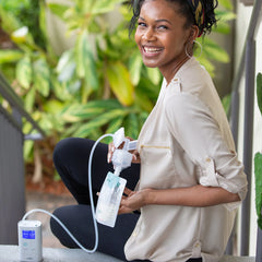 Simple Store Breast Milk Collection Storage Bags with Bottle Connector - 10ct