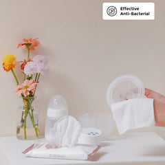 Momcozy Natural Breast Pump Wipes (3 Pack)