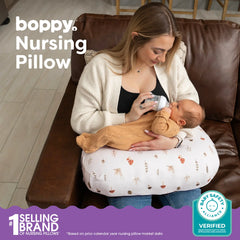 Boppy x Babylist Nursing Pillow with Organic Cotton Cover