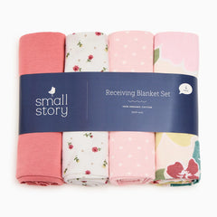 Organic Cotton Receiving Blanket (4 Pack)