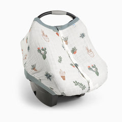 Cotton Muslin Car Seat Canopy