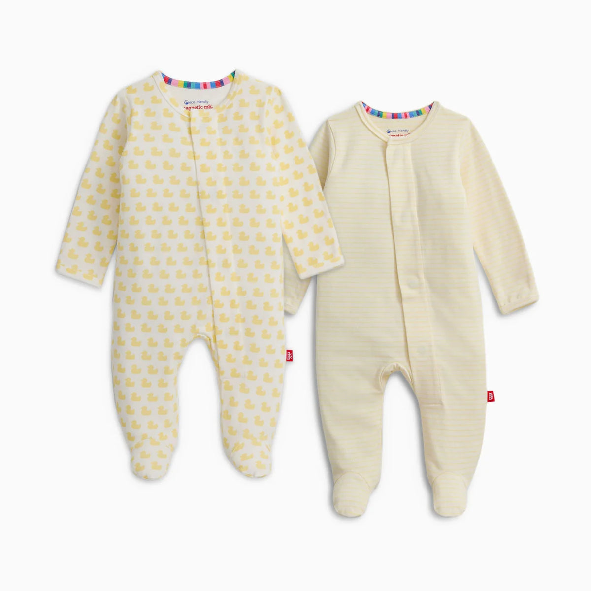 Organic Cotton Magnetic Footie 2 Pack Bundle