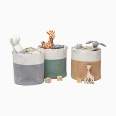 Large & Medium Rope Basket Set
