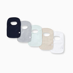 Organic Lap Shoulder Bibs (5 Pack)