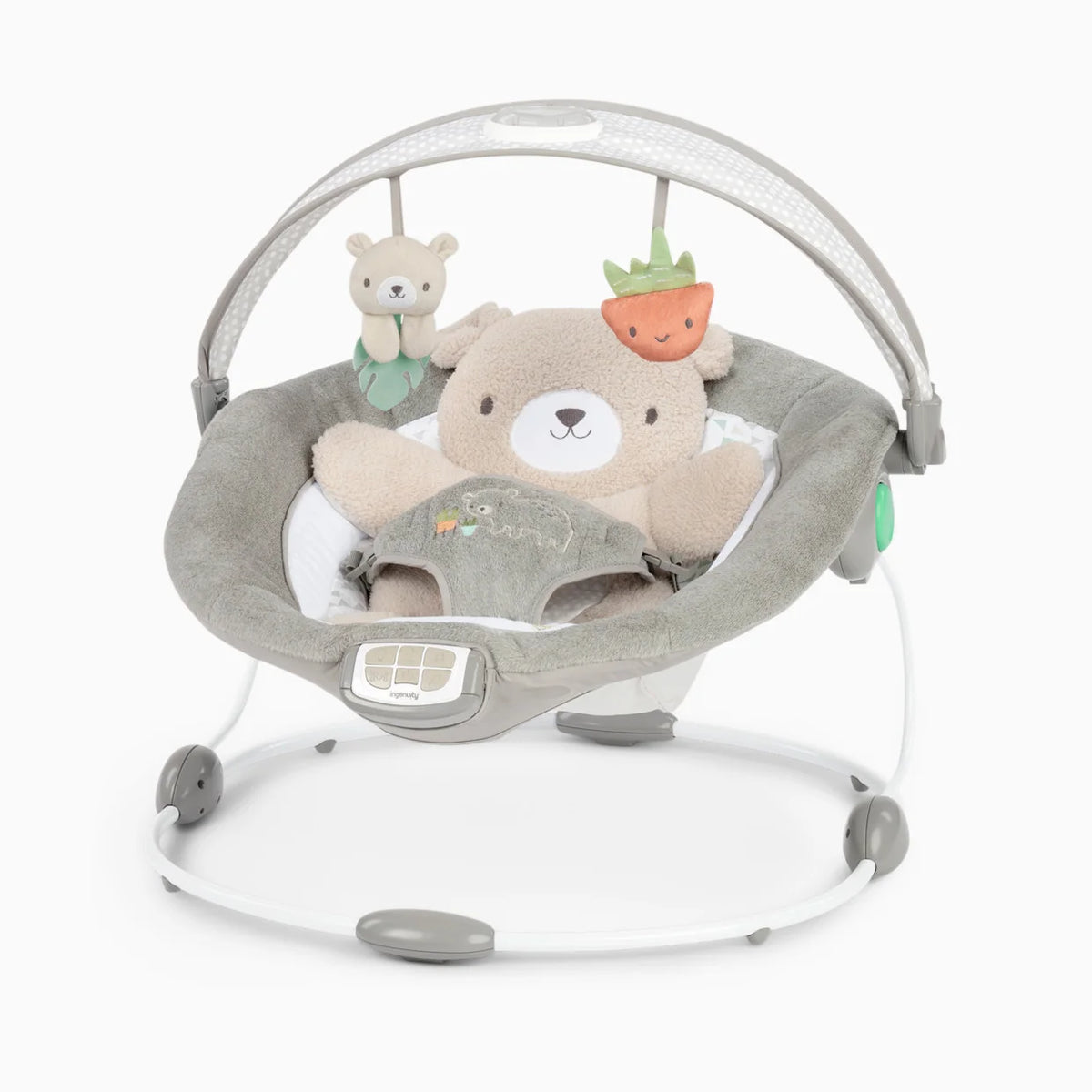 InLighten Baby Bouncer Seat with Light Up Toy Bar