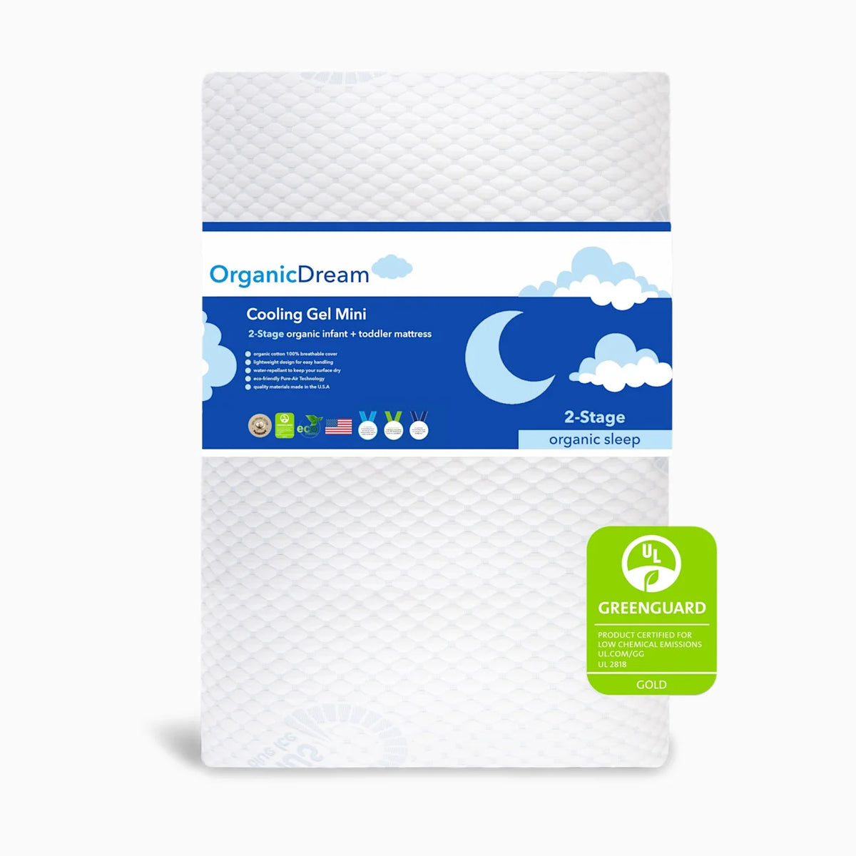 Cooling Gel Premier 2-Stage Mini Crib Mattress