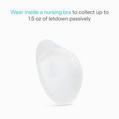 Silicone Breast Milk Collector Cups with Storage Plug (2 Pack)