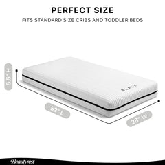 Beautyrest Black BreatheCool 2-Stage Crib and Toddler Mattress
