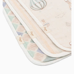 Cotton Muslin and Terry Burp Cloth Set (3 Pack)