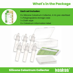 Silicone Colostrum Collector Set