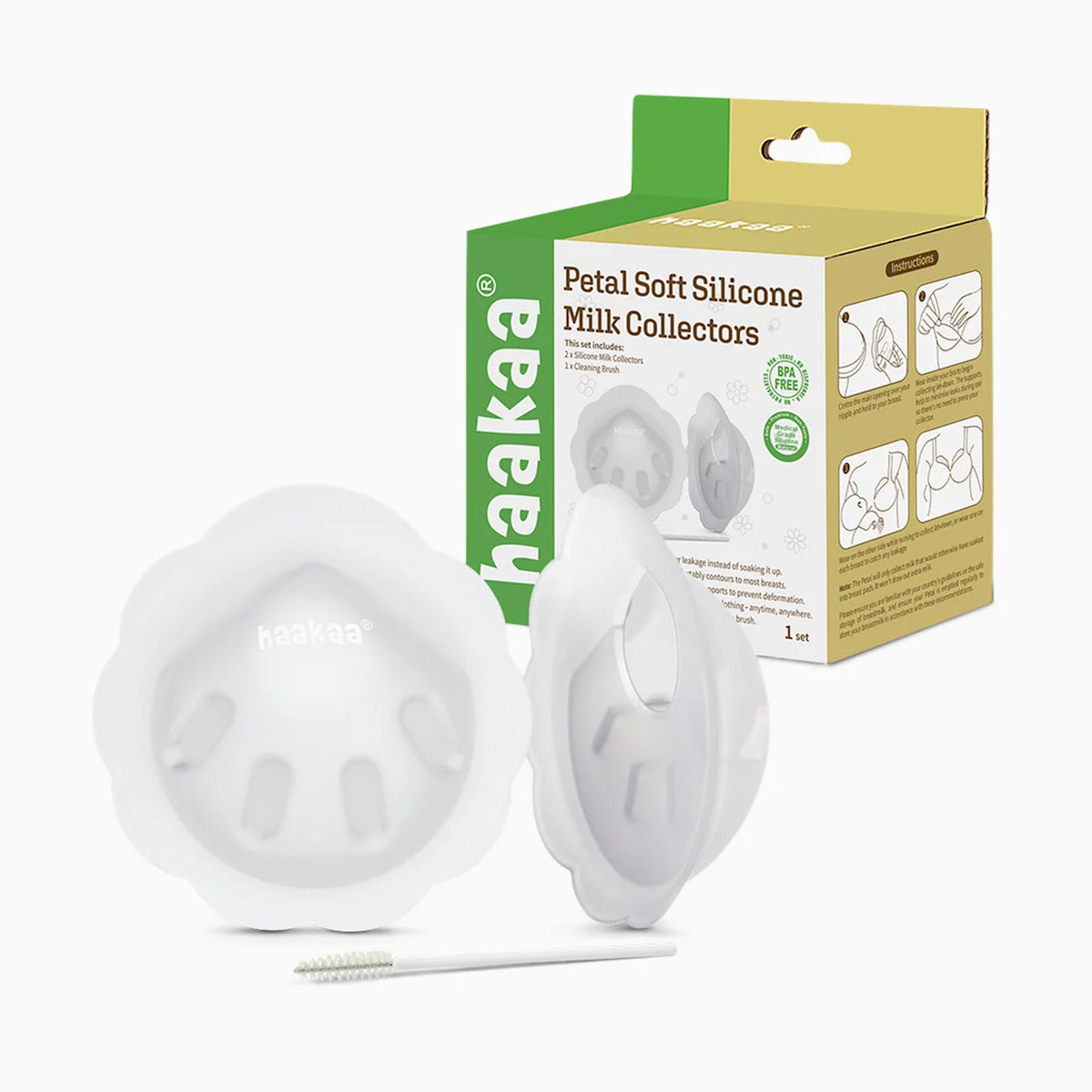 Petal Soft Silicone Milk Collectors