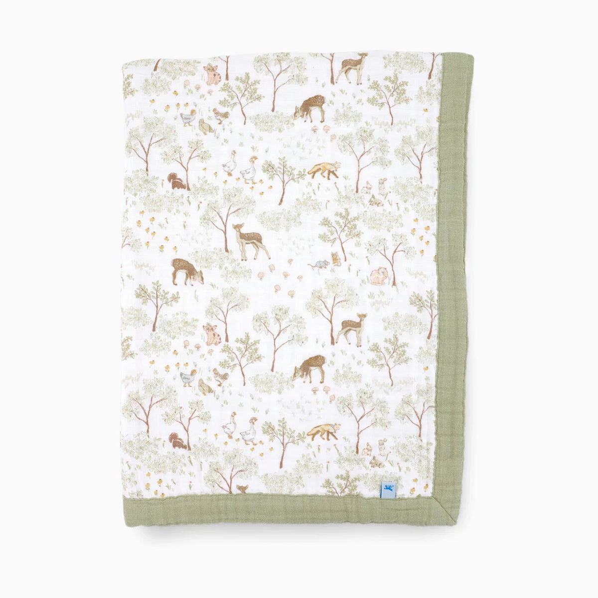 Cotton Muslin Baby Receiving Quilt