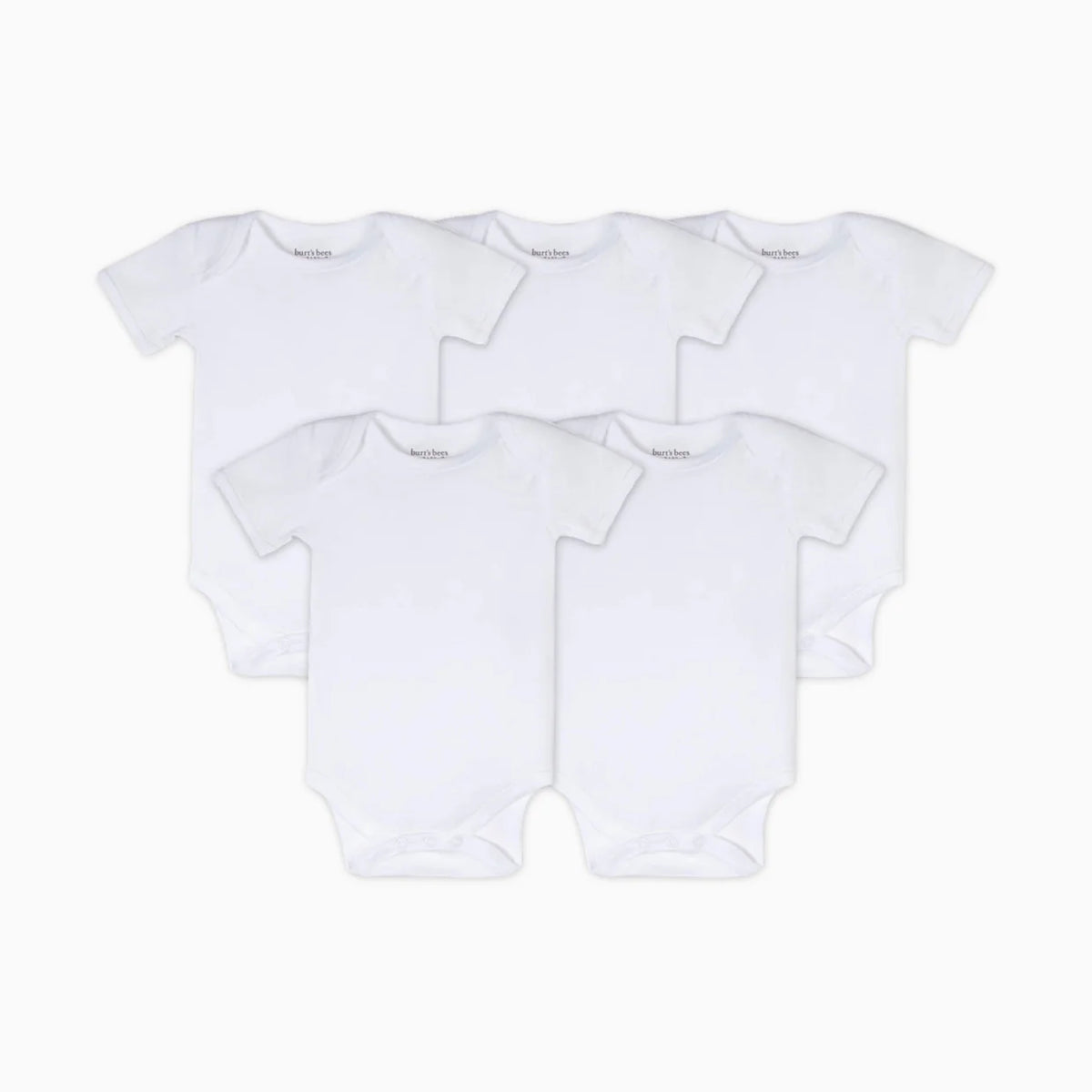 Organic Short Sleeve Bodysuit (5 Pack)