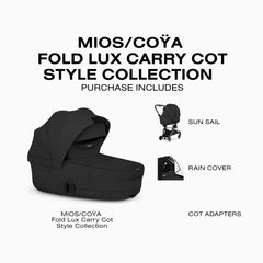 MIOS/COYA Fold Lux Carry Cot Style Collection