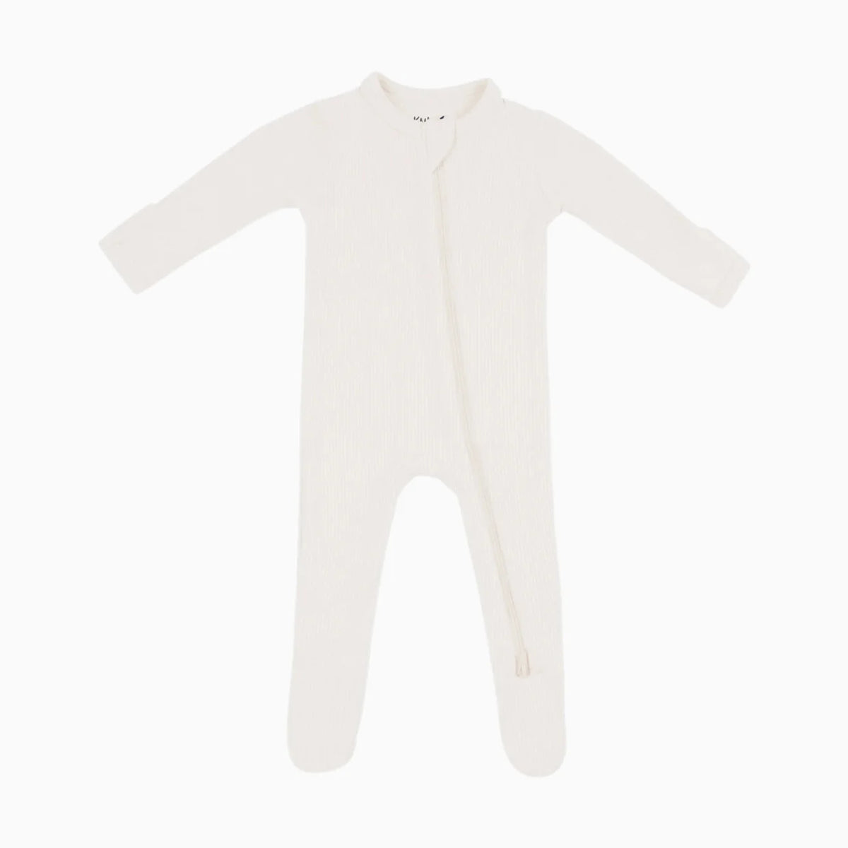 Ribbed Zipper Footie