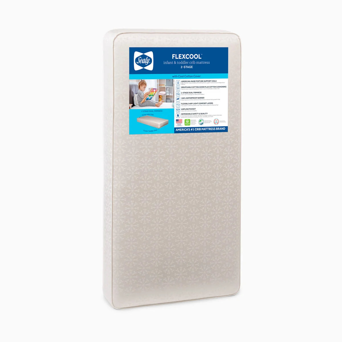 Flexcool 2-Stage Crib and Toddler Mattress