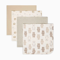 Organic Cotton Receiving Blanket (4 Pack)