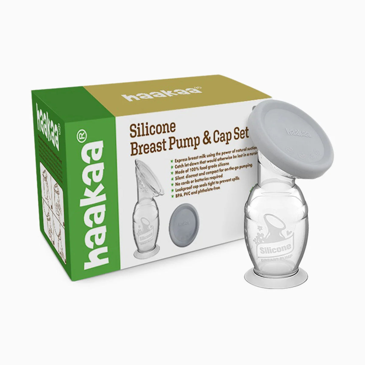 Silicone Breast Pump with Lid