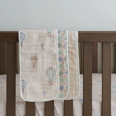 Cotton Muslin and Terry Burp Cloth Set (3 Pack)
