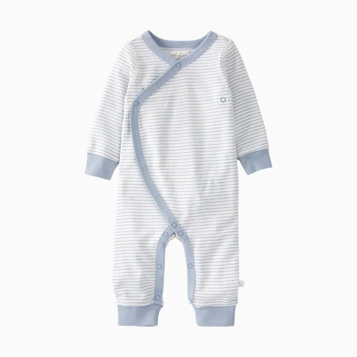 Little Planet Organic Cotton Wrap Sleep & Play Pajamas in Stripes