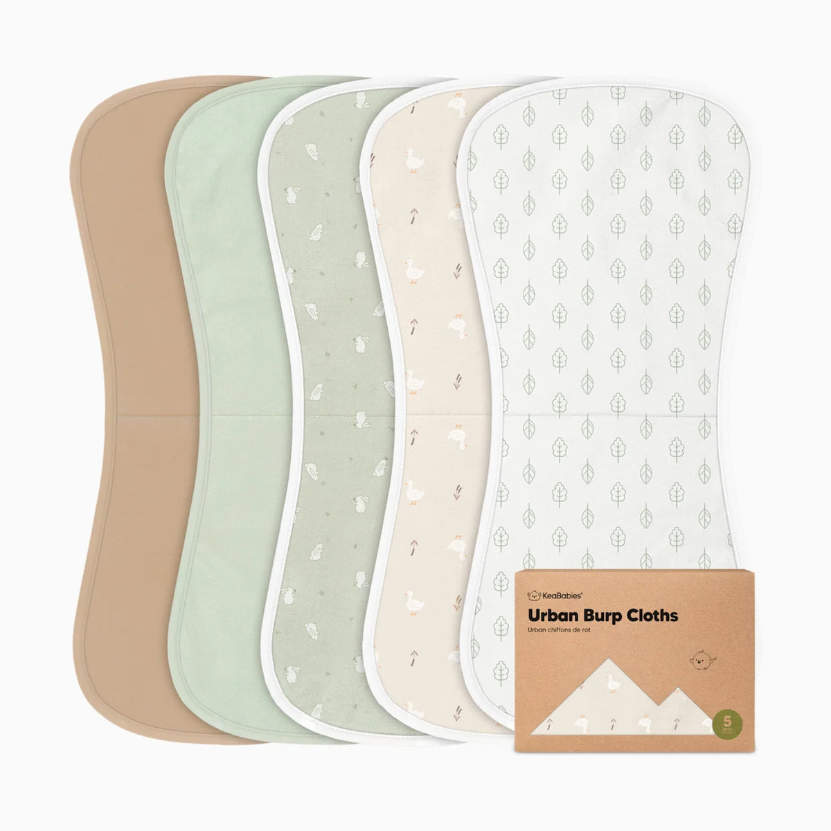 Urban Burp Cloths (5 Pack)