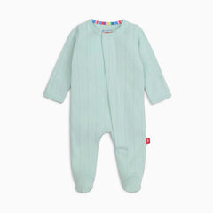 Pointelle Organic Cotton Footie