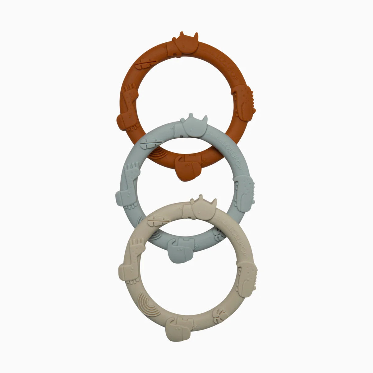 Wild Teething Ring Set