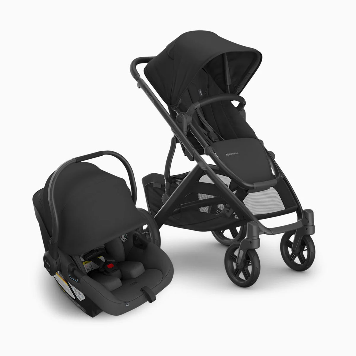 Vista V3 Stroller & Aria V2 Lightweight Infant Car Seat Travel System