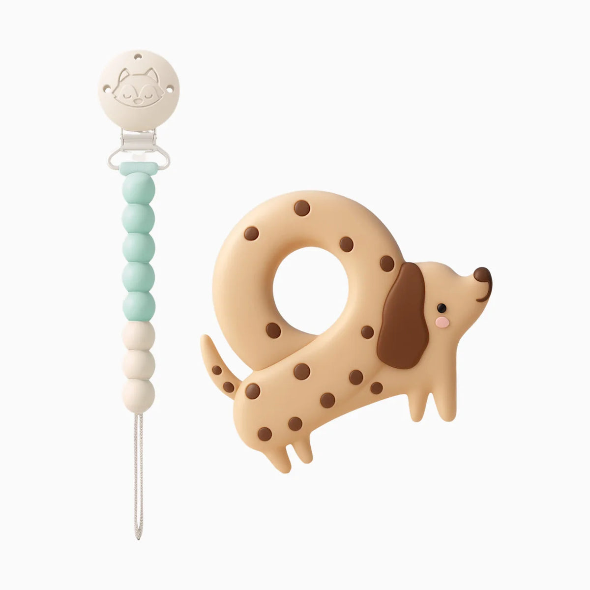 Pacifier Clip Teether Set