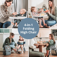 Zest 4-in-1 Folding High Chair
