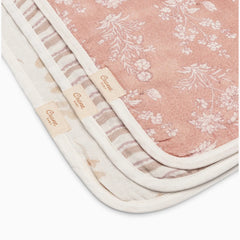Cotton Muslin Baby Burp Cloth Set (3 Pack)