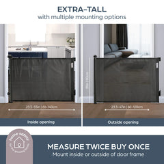 Glide 'N Hide Extra Tall Retractable Baby Gate